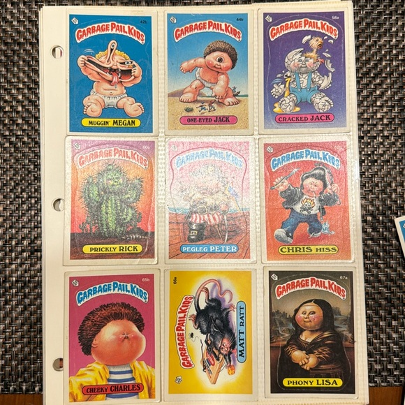 GPK OS2 Lot of 9 1986 ungraded good condition! - Picture 1 of 7